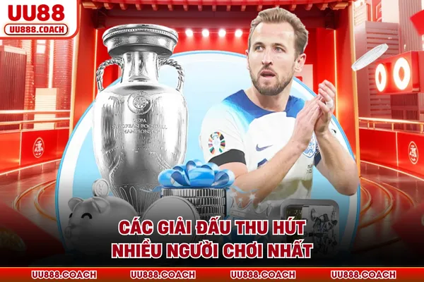 Các giải đấu thu hút nhiều người chơi nhất Các giải đấu thu hút nhiều người chơi nhất