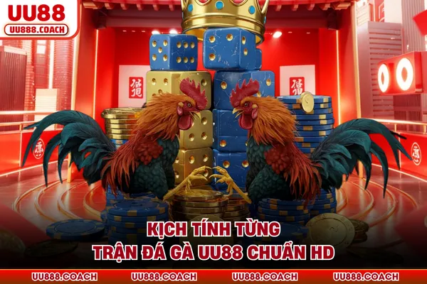Kịch tính từng trận đá gà UU88 chuẩn HD Kịch tính từng trận đá gà UU88 chuẩn HD